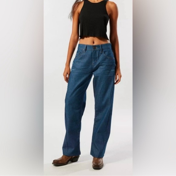 BDG  By Urban Outfitters Jet Twisted Straight Leg Jeans Size 29 - Picture 3 of 16